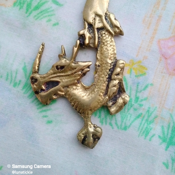 🌙Vintage Brass Dragon Letter Opener - Picture 5 of 6